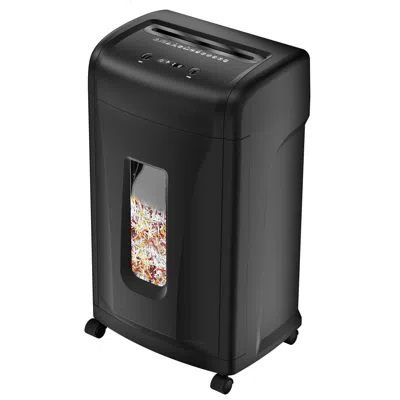 Boltn Large Commercial Heavy Duty 22-sheet High Security Paper Shredder With 9.24 Gallons Pullout Waste Bi