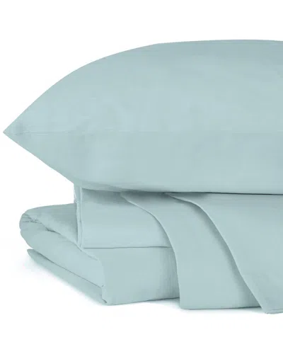 Bombacio Linens 200tc Melange Sheet Set In Blue