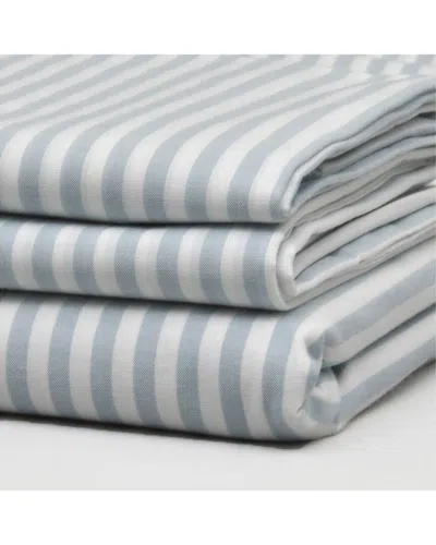 Bombacio Linens Stripes Duvet In Blue