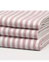 Bombacio Linens Bombacio Stripes Duvet In Blush