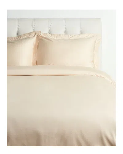 Bombacio Linens Sunrise Collection 420tc Cotton Sateen Duvet Set In Brown