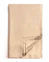 Bombacio Linens Sunrise Sand Sateen Flat Sheet In Sand