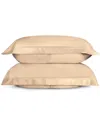 Bombacio Linens Sunrise Sand Sateen Set Of 2 Pillow Shams In Sand