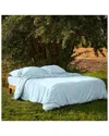 Bombacio Linens Sunrise Sky Blue Sateen Duvet Cover In Blue
