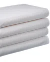 Bombacio Linens Sunset Collection 200tc Brush Cotton Percale Sheet Set In White