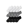 Bombas All-purpose Performance Ankle Sock 12-pack In Black White Charcoal Mix
