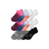 Bombas All-purpose Performance Ankle Sock 12-pack In Neon Peach Mix