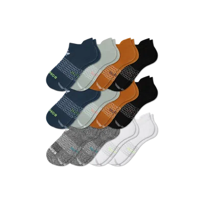 Bombas All-purpose Performance Ankle Sock 12-pack In Sienna Mix
