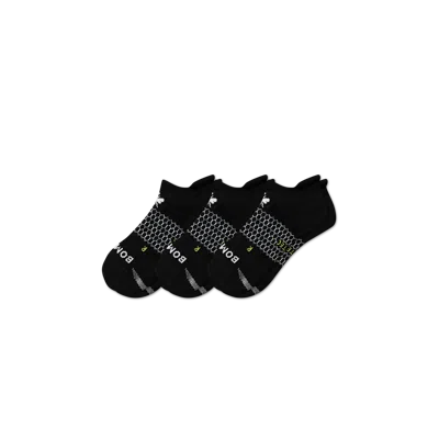 Bombas All-purpose Performance Ankle Sock 3-pack In Dark Black
