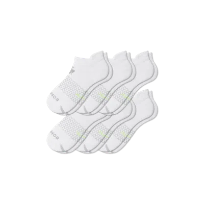 Bombas All-purpose Performance Ankle Sock 6-pack In Bright White