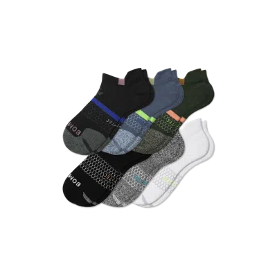 Bombas All-purpose Performance Ankle Sock 6-pack In Storm Multi