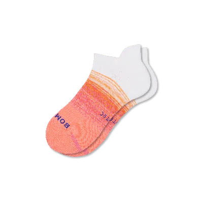 Bombas All-purpose Performance Ankle Socks In Neon Peach