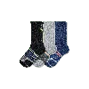 Bombas All-purpose Performance Calf Sock 3-pack In Blue Grey Mix