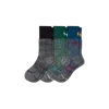 Bombas All-purpose Performance Calf Sock 3-pack In Pine Blue Mix