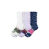 Bombas All-purpose Performance Calf Sock 3-pack In Purple Blue Mix
