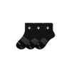 Bombas All-purpose Performance Quarter Sock 3-pack In Black