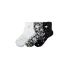 Bombas All-purpose Performance Quarter Sock 3-pack In Black White Charcoal