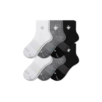Bombas All-purpose Performance Quarter Sock 6-pack In Mixed