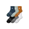Bombas All-purpose Performance Quarter Sock 6-pack In Sienna Mix