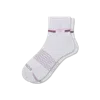 Bombas All-purpose Performance Quarter Socks In Grey Purple