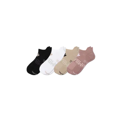 Bombas All Sport Ankle Sock 4-pack In Dusty Mauve Mix