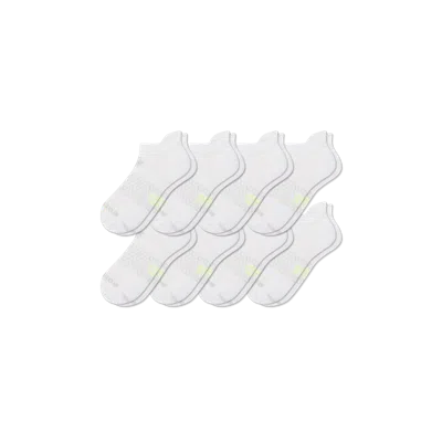 Bombas All Sport Ankle Sock 8-pack In White