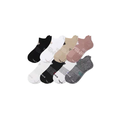 Bombas All Sport Ankle Sock 8-pack In Dusty Mauve Mix