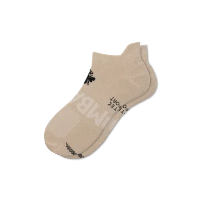 Bombas All Sport Ankle Socks In Fawn Whisper