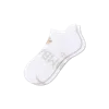 Bombas All Sport Ankle Socks In White Fawn