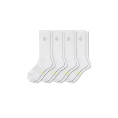 Bombas All Sport Calf Sock 4-pack In White