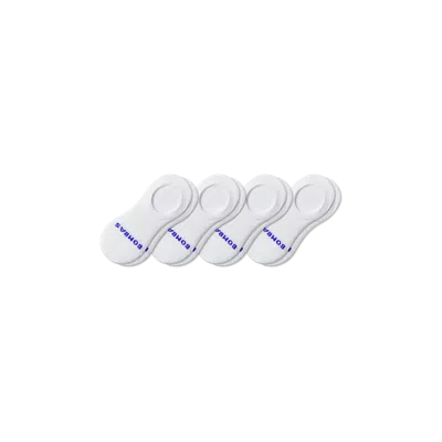 Bombas All Sport Cushioned No Show Sock 4-pack In White