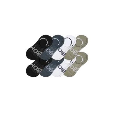 Bombas All Sport Cushioned No Show Sock 8-pack In Green