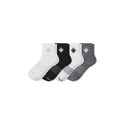 Bombas All Sport Quarter Sock 4-pack In Multi