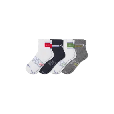 Bombas All Sport Quarter Sock 4-pack In Multi