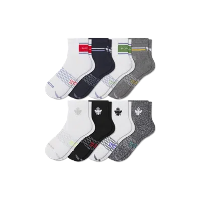 Bombas All Sport Quarter Sock 8-pack In Multi