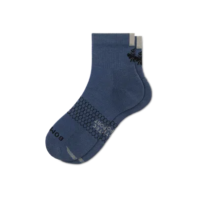 Bombas All Sport Quarter Socks In Blue