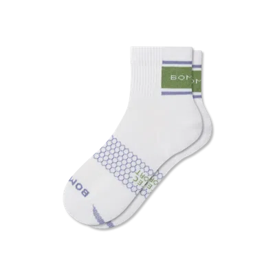Bombas All Sport Quarter Socks In White