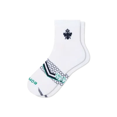 Bombas All Sport Quarter Socks In White