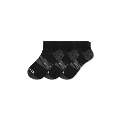 Bombas Ankle Compression Socks 3-pack In Black Grey