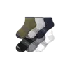 Bombas Ankle Compression Socks 6-pack In Nightfall Solids Multi