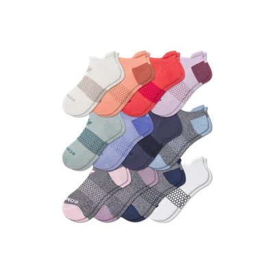 Bombas Ankle Sock 12-pack In Dawn Lavender Mix