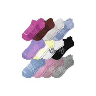 Bombas Ankle Sock 12-pack In Fjord Marls Mix