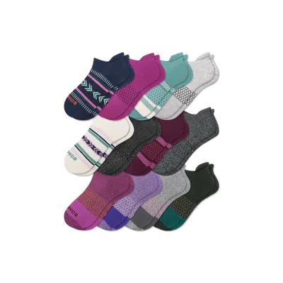 Bombas Ankle Sock 12-pack In Marls Holiday Multi