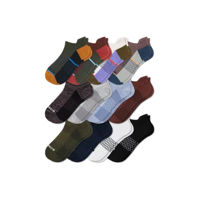Bombas Ankle Sock 12-pack In Meteor Mineral Solids Mix