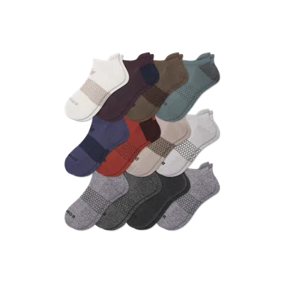 Bombas Ankle Sock 12-pack In Navy Marl Mix