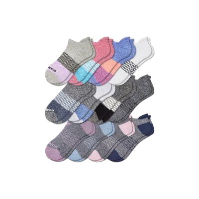 Bombas Ankle Sock 12-pack In Originals Triblock Multi