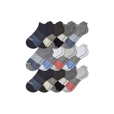 Bombas Ankle Sock 12-pack In Tri-block Mix