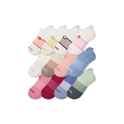 Bombas Ankle Sock 12-pack In Cherry Mint Mix