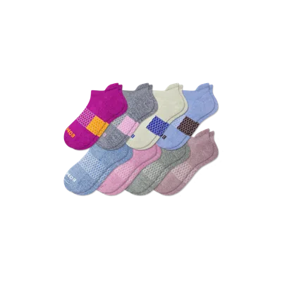 Bombas Ankle Sock 8-pack In Sage Pink Mix