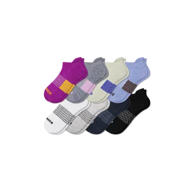 Shop Bombas Ankle Sock 8-pack In Sage Solids Mix
